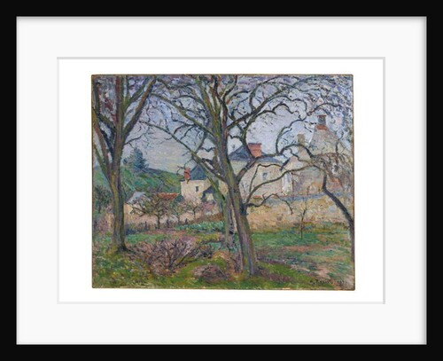 Le jardin de Maubuisson, vu vers la côte Saint-Denis, Pontoise, 1876 by Camille Pissarro