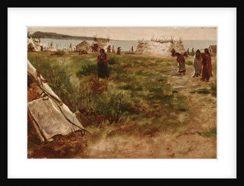 Ojibwe Encampment by Eastman Johnson