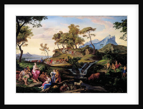 Apollo Among the Shepherds by Joseph Anton & Studio (manner of) Koch