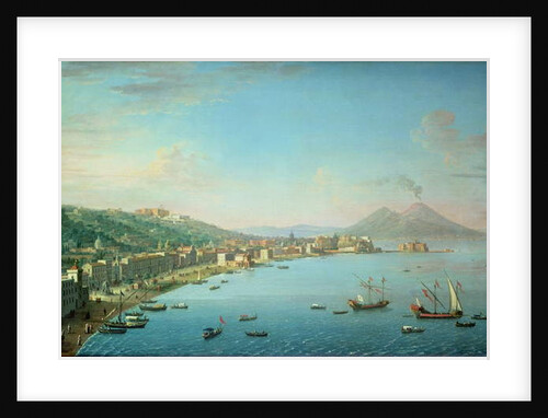 Naples from the Bay, with Mt. Vesuvius in the Background by Antonio Joli