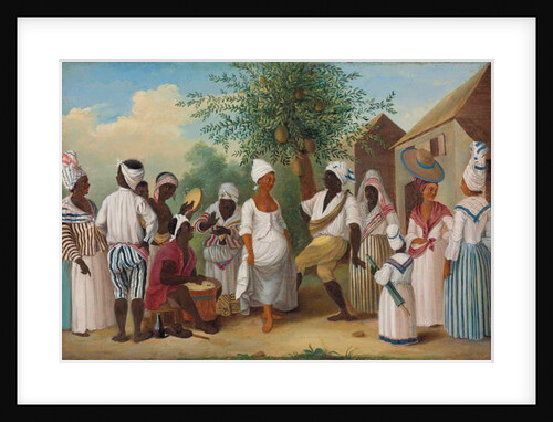 Black people dancing in the Island of Dominica by Agostino Brunias