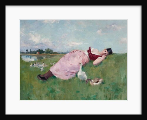 The Goose Girl by Albert-Emile Artigue