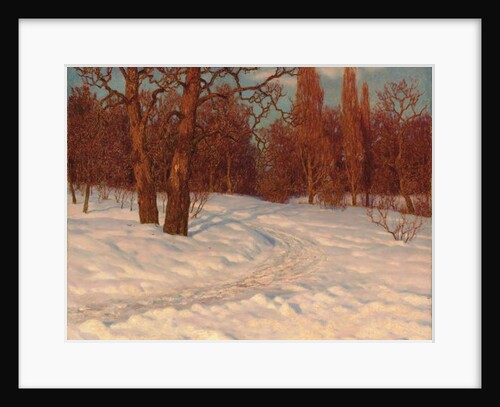 Winter Landscape at Dusk by Ivan Fedorovich Choultse