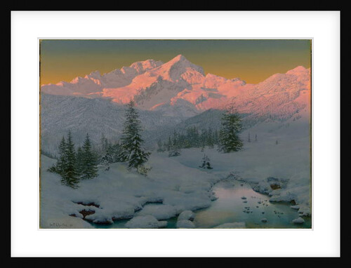 At the Foot of the Garmisch Mountains, Bavaria, 1922 by Ivan Fedorovich Choultse