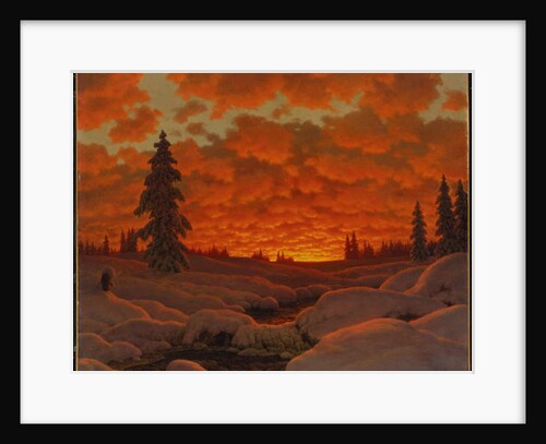 Winter Landscape by Ivan Fedorovich Choultse