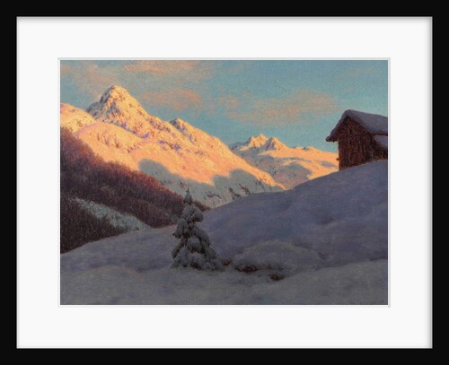 Peaks in the Engadine by Ivan Fedorovich Choultse