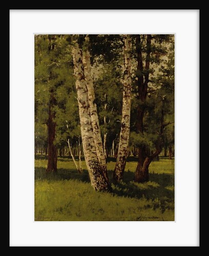 Birch trees by Arkhip Ivanovich Kuindzhi