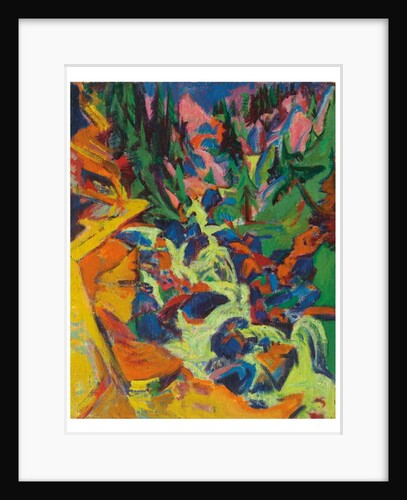 The Waterfall, 1919 by Ernst Ludwig Kirchner