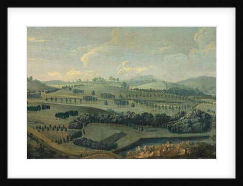 A view of Gisburne Park, Yorkshire, and the park by Robert Griffier