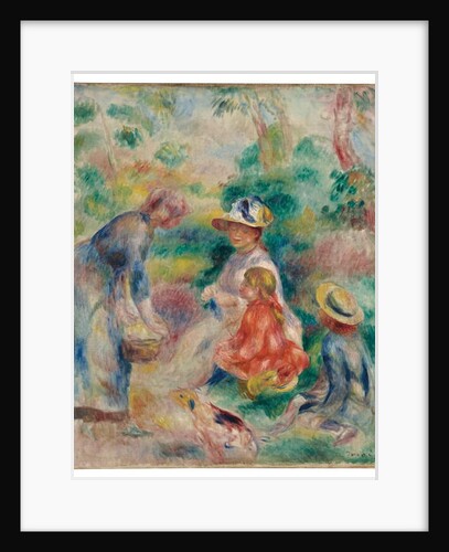 The apple seller, 1890 by Pierre Auguste Renoir