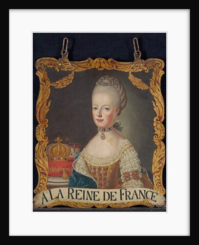 Marie Antoinette sign, after 1774 by European School