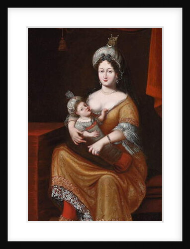 Kösem Sultan and her son, the future Sultan Murad IV or Sultan Ibrahim, second quarter 17th century by Franz & Gemminger Hans Herrmann