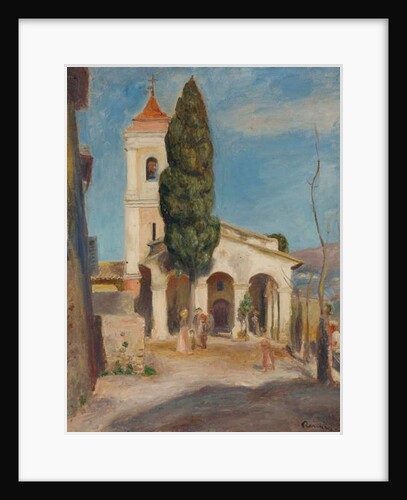 La Chapelle Notre-Dame de Protection au Haut-de-Cagnes, 1905 by Pierre Auguste Renoir