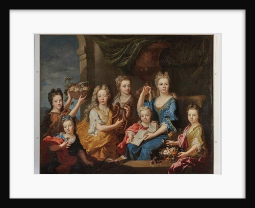 Portrait of the children of M. Bouette de Blémur, 1703 by Hyacinthe Francois Rigaud