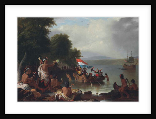 Landing of Henry Hudson, 1609, at Verplanck Point, New York, 1835 by Robert Walter Weir