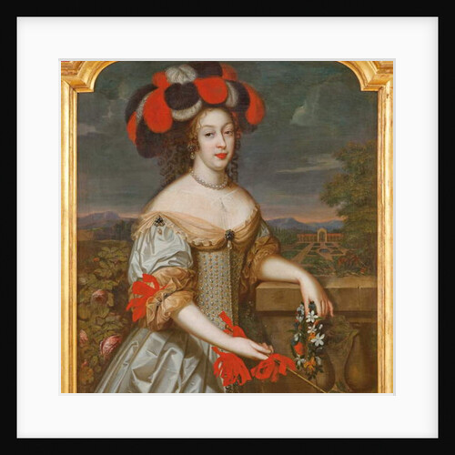 Portrait of Anne Marie Louise d'Orléans, called La Grande Mademoiselle by Louis Ferdinand Elle