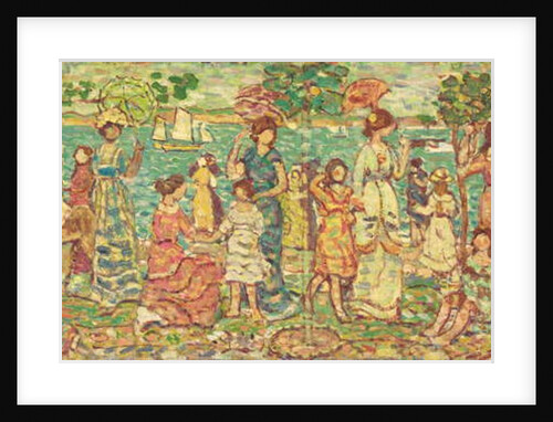 Promenade, c.1914-15 by Maurice Brazil Prendergast