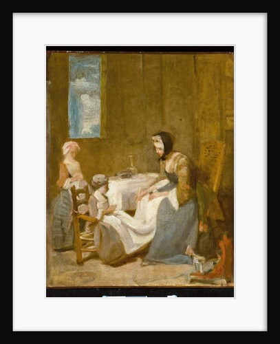 Le Bénédicité, a sketch by Jean-Baptiste Simeon Chardin