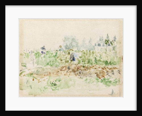 Dans les vignes, 1881 by Berthe Morisot