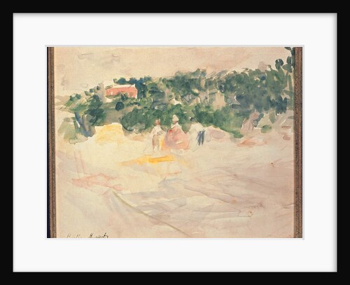 La moisson à Bougival, 1882 by Berthe Morisot