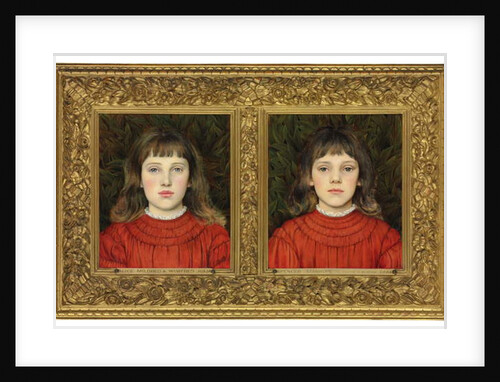 Portraits of Alice Mildred and Winifred Julia Spencer Stanhope, 1884 by Evelyn De Morgan