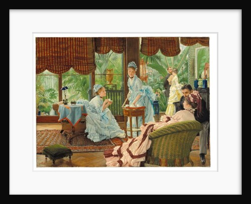 In the Conservatory by James Jacques Joseph Tissot