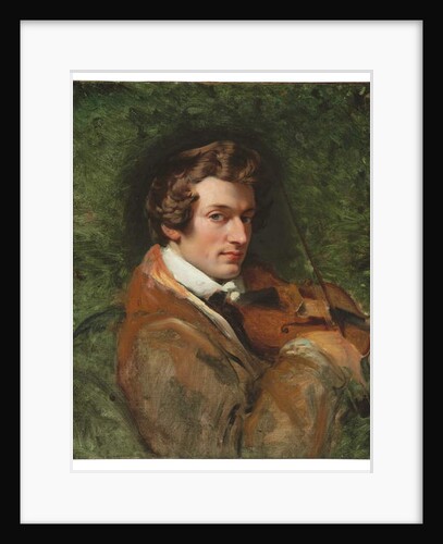 Portrait of Charles Auguste de Bériot by Emile Jean Horace Vernet