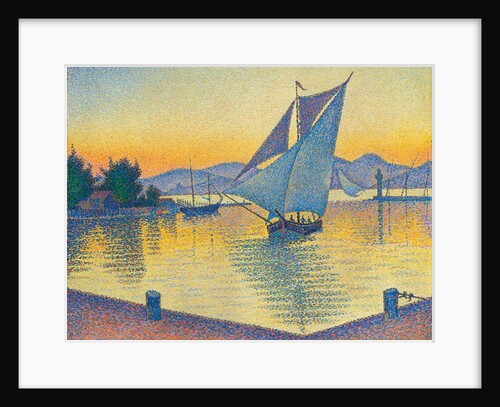 Le Port au soleil couchant, Opus 236, 1892 by Paul Signac