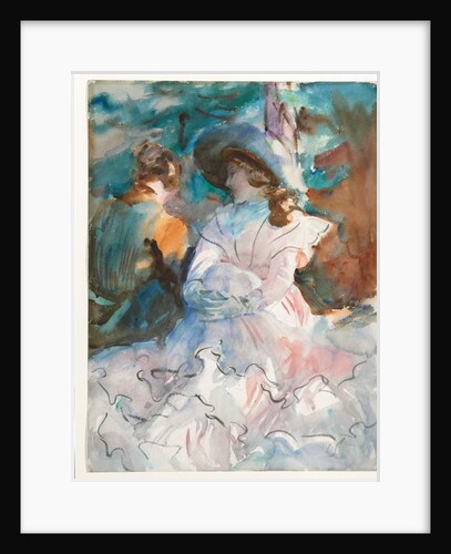 Ladies in the Shade: Abriès, 1912 by John Singer Sargent