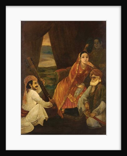 Court Scene by Raja Ravi Varma