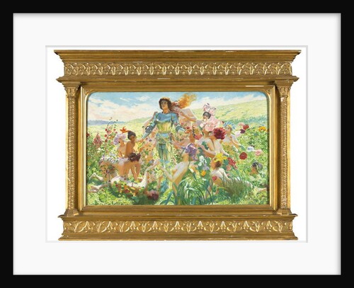 Le chevalier aux fleurs by Georges Marie Rochegrosse