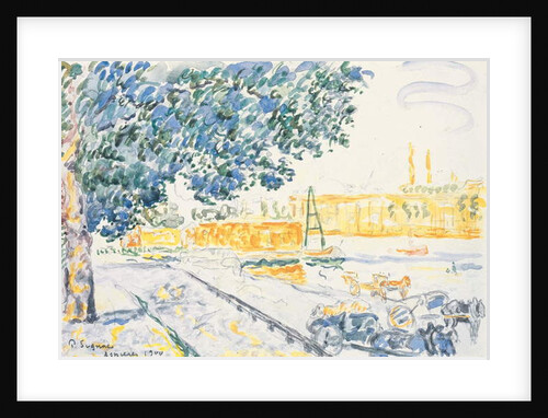 La Seine à Asnières, 1900 by Paul Signac