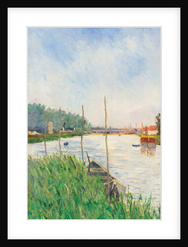 Asnières, 1882 by Paul Signac