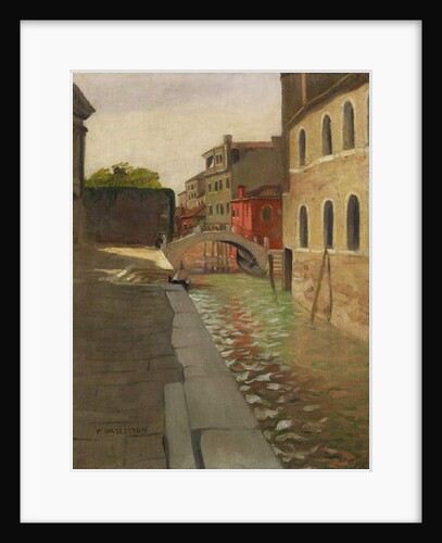 Rio della Salute, Venice, c.1902 by Felix Edouard Vallotton