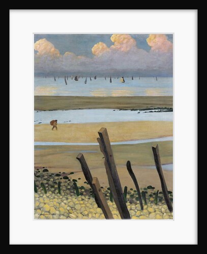 Low Tide at Villerville, 1922 by Felix Edouard Vallotton