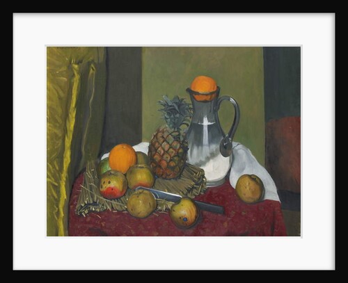 Apples and a pineapple, 1923 by Felix Edouard Vallotton