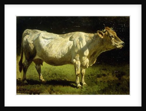 Cow in a Landscape by Friedrich Johann Voltz