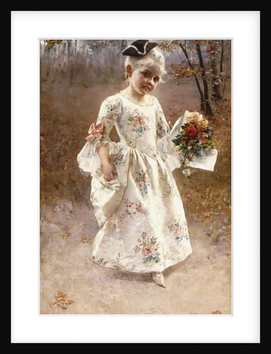 The Little Flower Girl by Albert Raudnitz