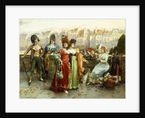 Flirtation by Henri-Victor Lesur