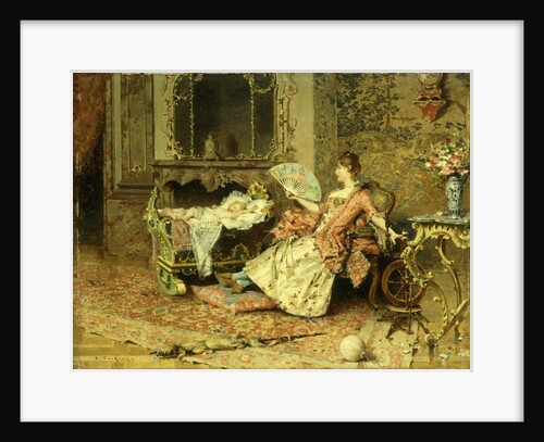 Watching the Baby by Edouard Toudouze