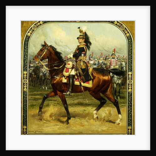 Le General d'Hautpoul a Cheval, 1912 by Jean-Baptiste Edouard Detaille