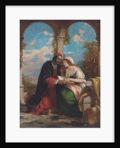 Abelard and Heloise on a terrace, 19th century by Charles Lock Eastlake