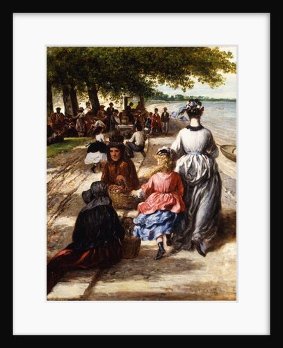 Near the Beach, Gloucester, 1877 by William E. Winner