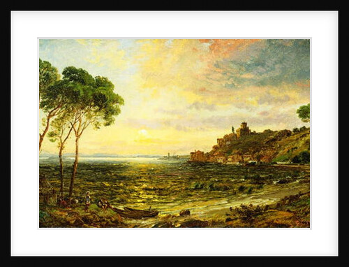 Sunset over Lake Thrasemine, 1887 by Jasper Francis Cropsey