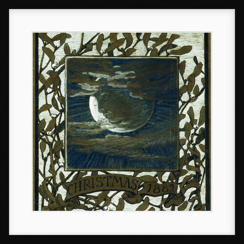 Luna, Christmas, 1882, 1882 by Elihu Vedder