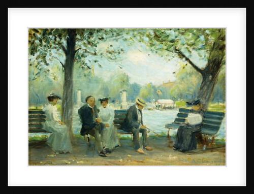 In the Public Gardens, Boston, 1904 by Arthur Clifton Goodwin