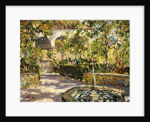 Alcazar Gardens, Seville by Colin Campbell Cooper
