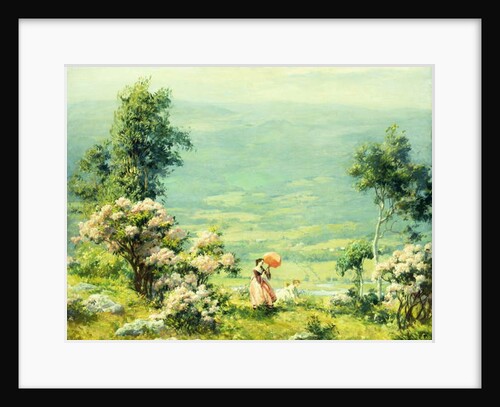 Pink Parasol, 1927 by Charles Courtney Curran