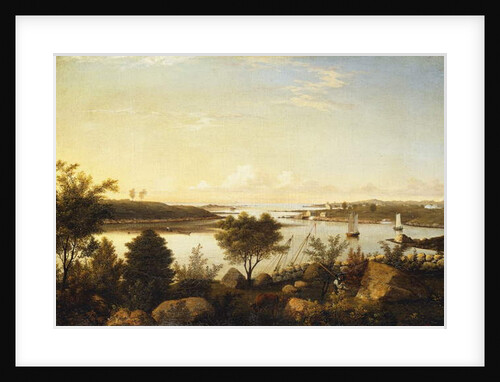 The Annisquam River Looking Toward Ipswich Bay, 1848 by Fitz Henry Lane