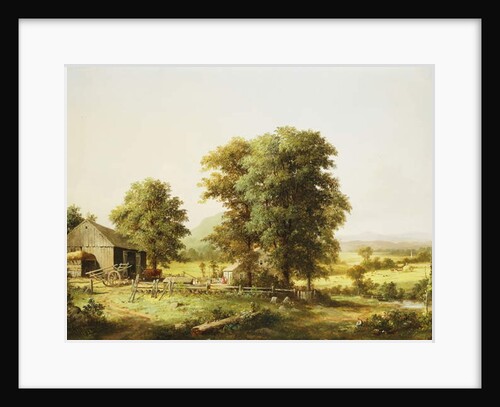 Summer Farm Scene, 1862 by George Henry Durrie